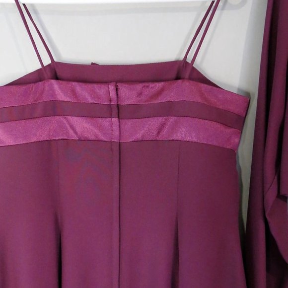 VINTAGE - MAX TREND - 2 PIECE - FORMAL LONG DRESS & BOLERO - SIZE 10. - Picture 5 of 8